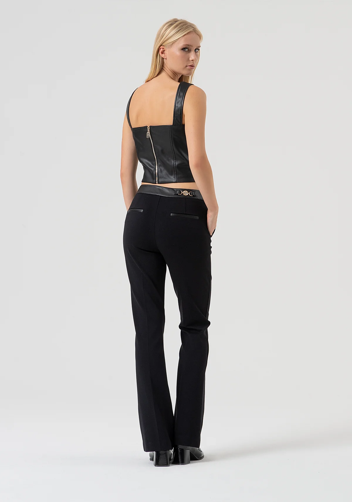  PANTALON BOOTCUT PANT BLACK