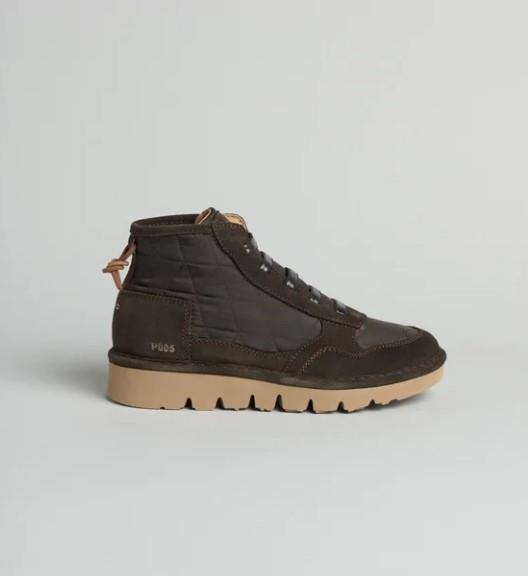 ZAPATO ABOTINADO MUJER P005 WAVE COFFEE