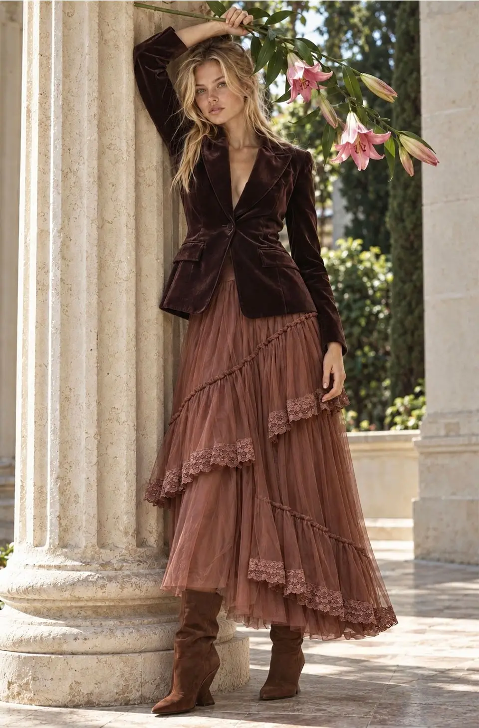 FALDA ROMANCE SKIRT BY FETICHE SUANCES