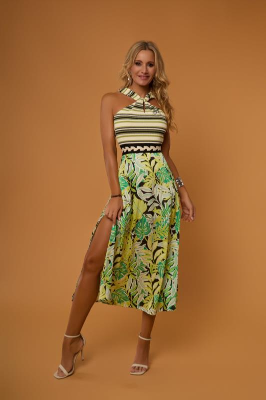 VESTIDO PERON CAMALEÓNICA