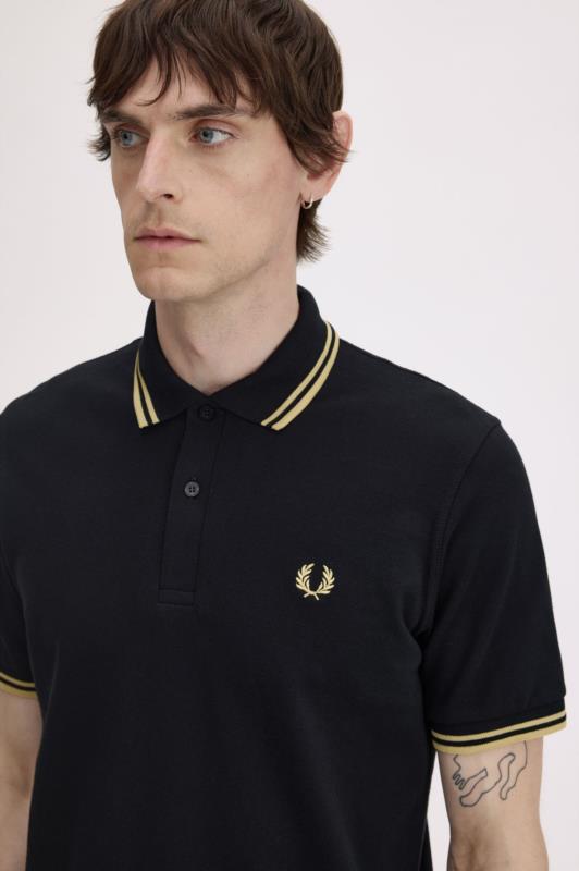 POLO FRED PERRY MADE IN ENGLAND NEGRO