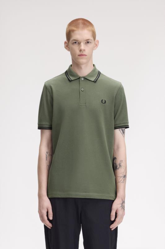 POLO PARA HOMBRE FRED PERRY VERDE LAUREL