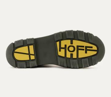 BOTA PARA MUJER HOFF CHELSEA ENGOMADA CAQUI