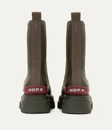 BOTA PARA MUJER HOFF CHELSEA ENGOMADA CAQUI