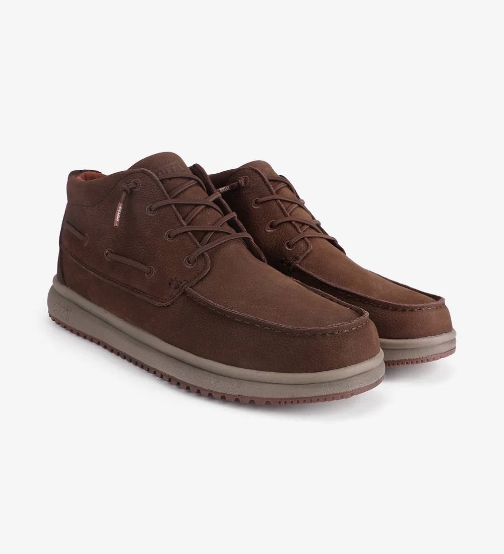 BOTA PARA HOMBRE WALK IN PITAS TIMOR LEATHER MARRON