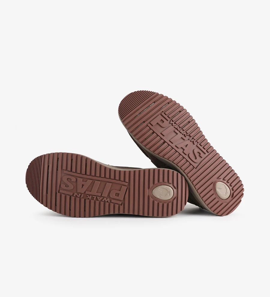 BOTA PARA HOMBRE WALK IN PITAS TIMOR LEATHER MARRON