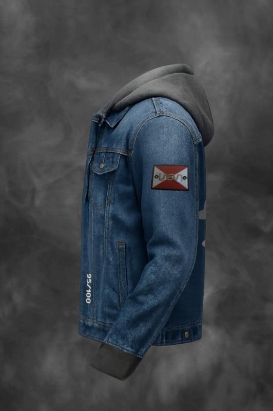 Cazadora vaquera de hombre LaSaL BASIC azul