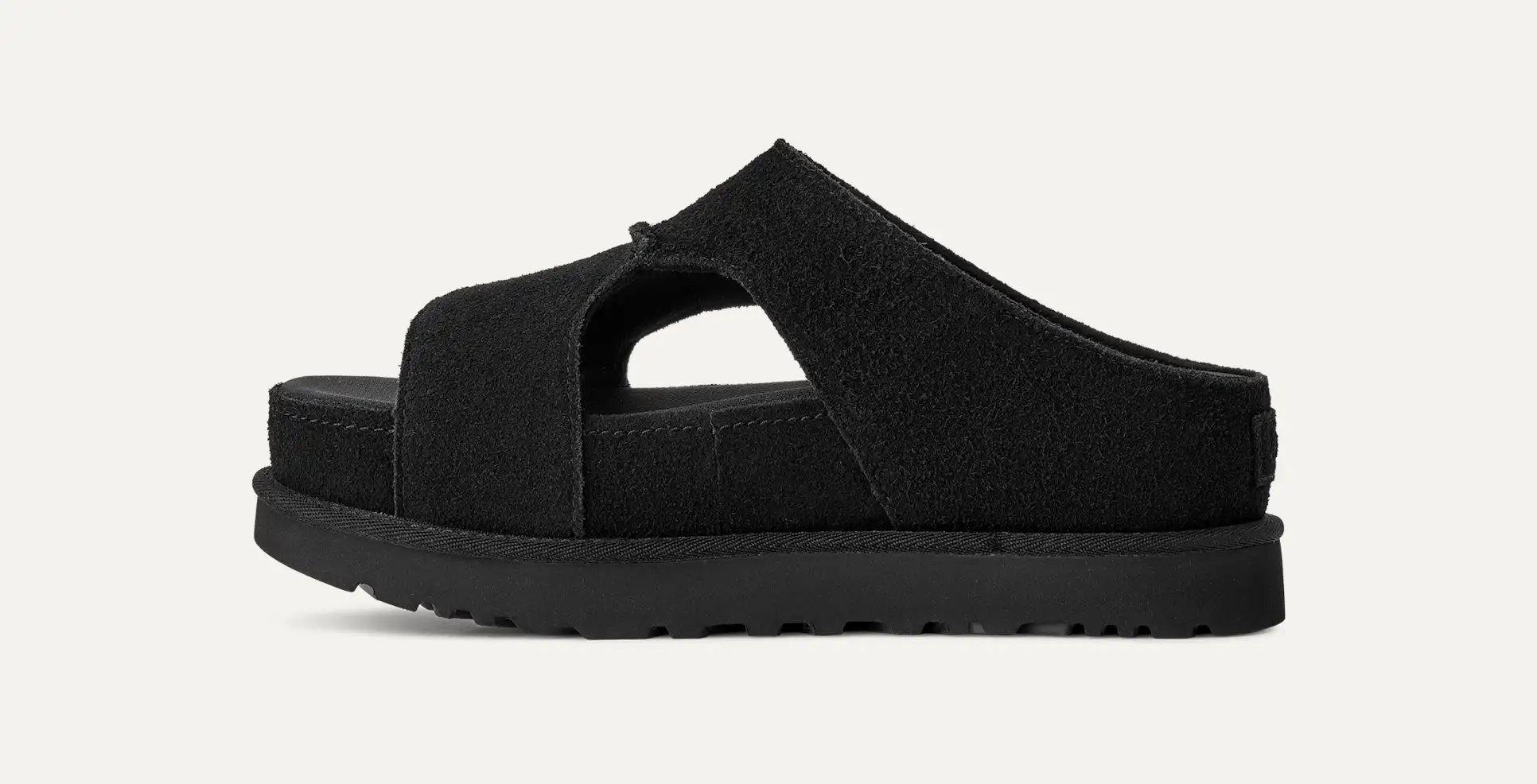 Mujer Sandalias Goldenstar Hi Cutout Black