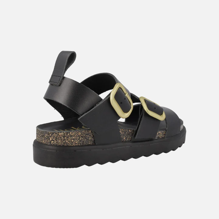 Sandalia de plataforma TUNEZ-127 negro