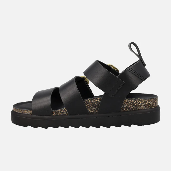 Sandalia de plataforma TUNEZ-127 negro