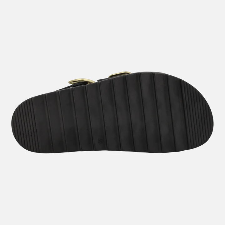 Sandalia de plataforma TUNEZ-127 negro