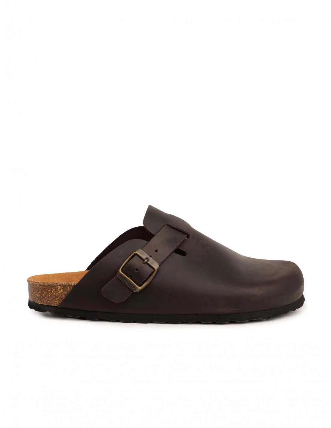 ZUECO MUJER PIEL CHOCO