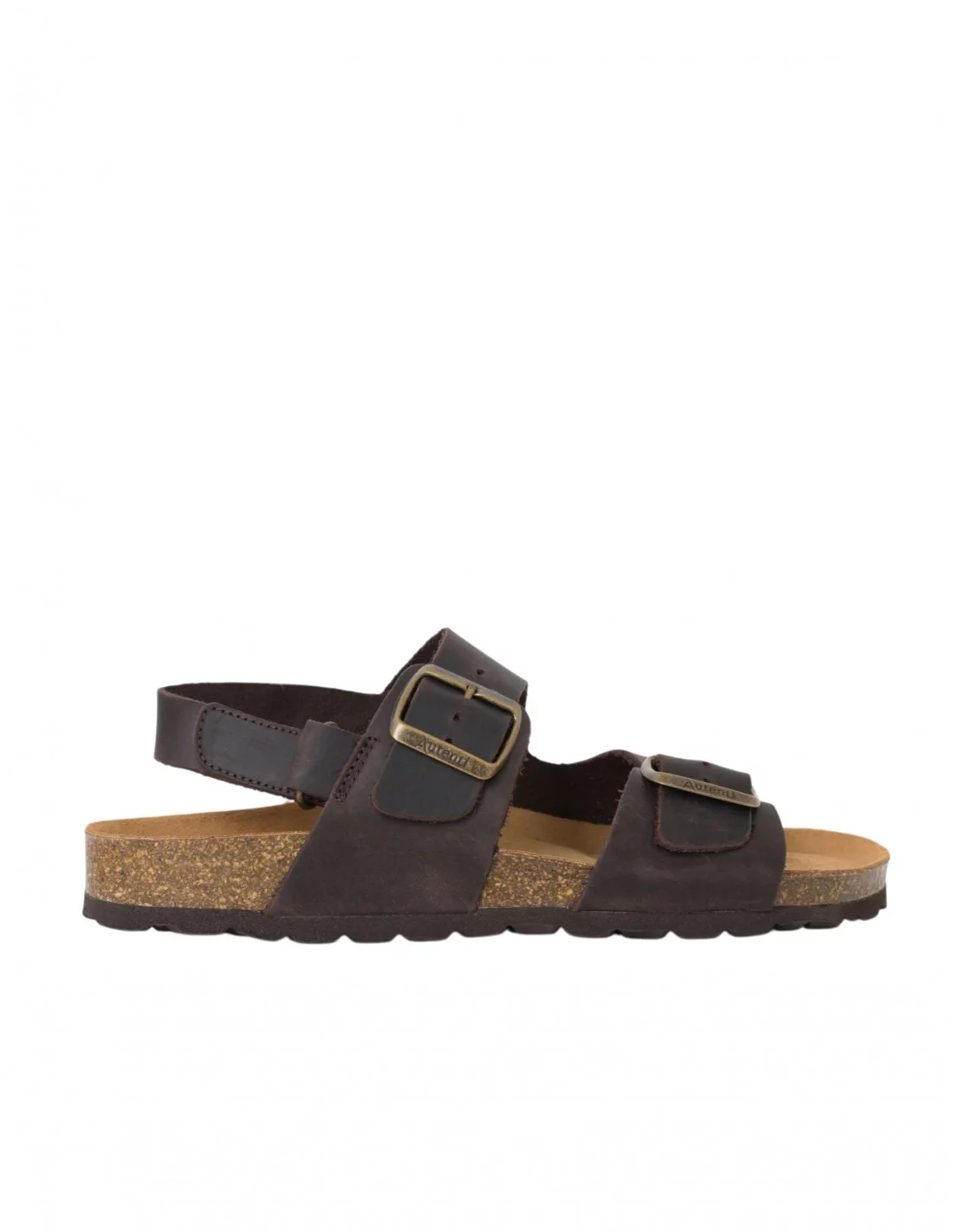 SANDALIA BIO HOMBRE PIEL CHOCO
