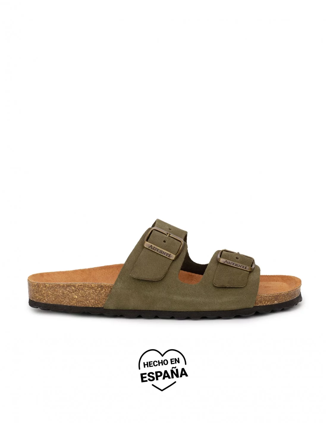 SANDALIA BIO HOMBRE PIEL KAKI