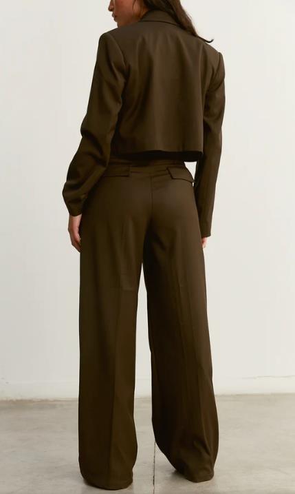 PANTALÓN PARA MUJER NAME THE BRAND MACARENA CHOCOLATE