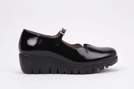  ZAPATO MUJER WONDERS NEGRO