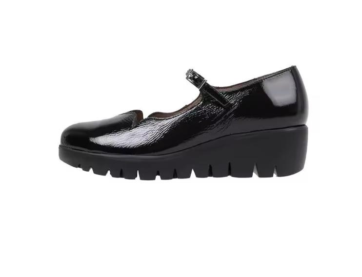 ZAPATO MUJER WONDERS NEGRO