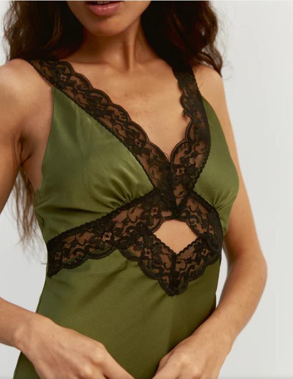 VESTIDO NAME THE BRAND MINERVA PEANUT