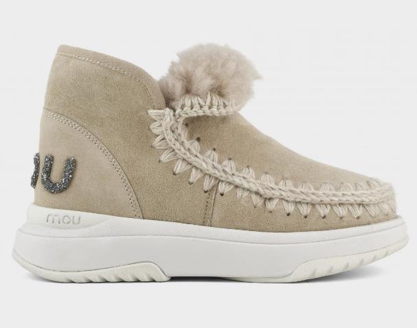 BOTA PARA MUJER MOU ESKIMO JOGGER GLITTER LOGO
