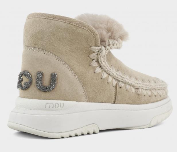 BOTA PARA MUJER MOU ESKIMO JOGGER GLITTER LOGO