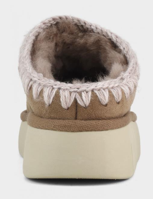 ZUECO PARA MUJER ESKIMO BOUNCE CLOG METAL LOGO PINK BROWN