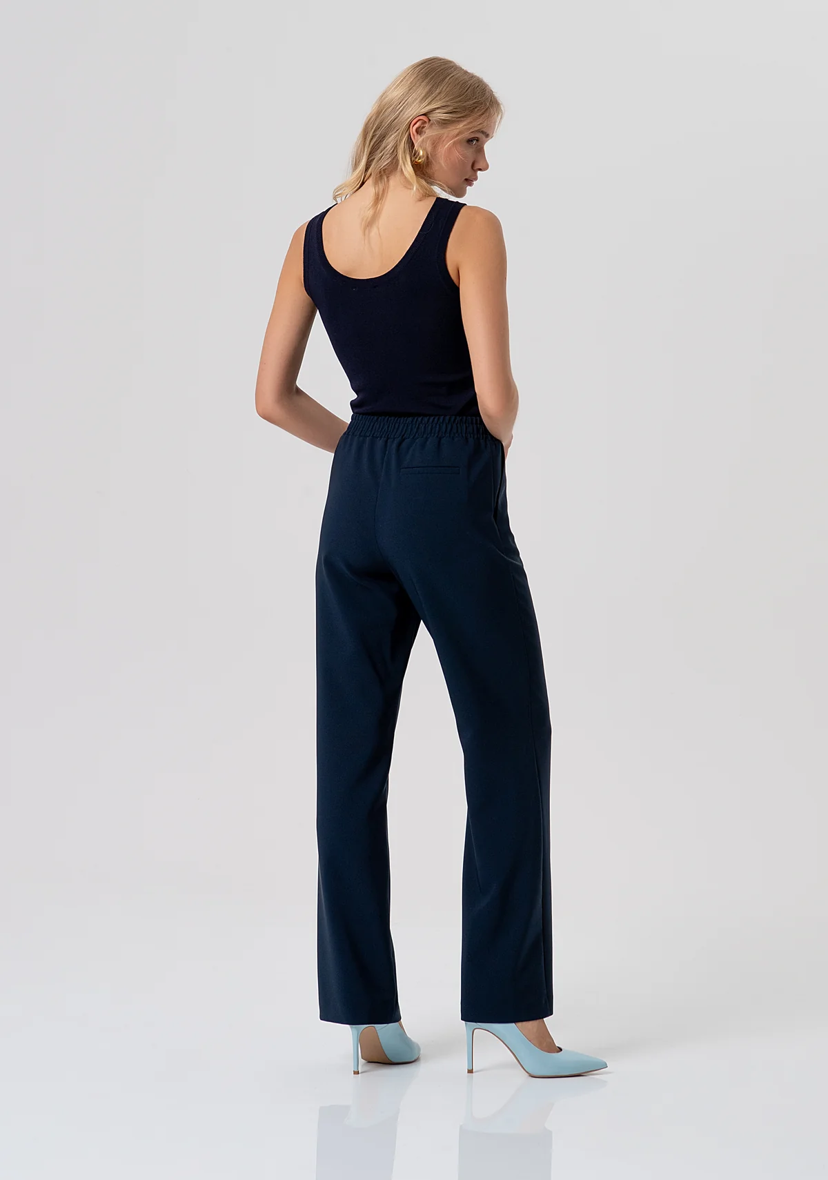REGULAR COULISSE PANTS DARKBLUE