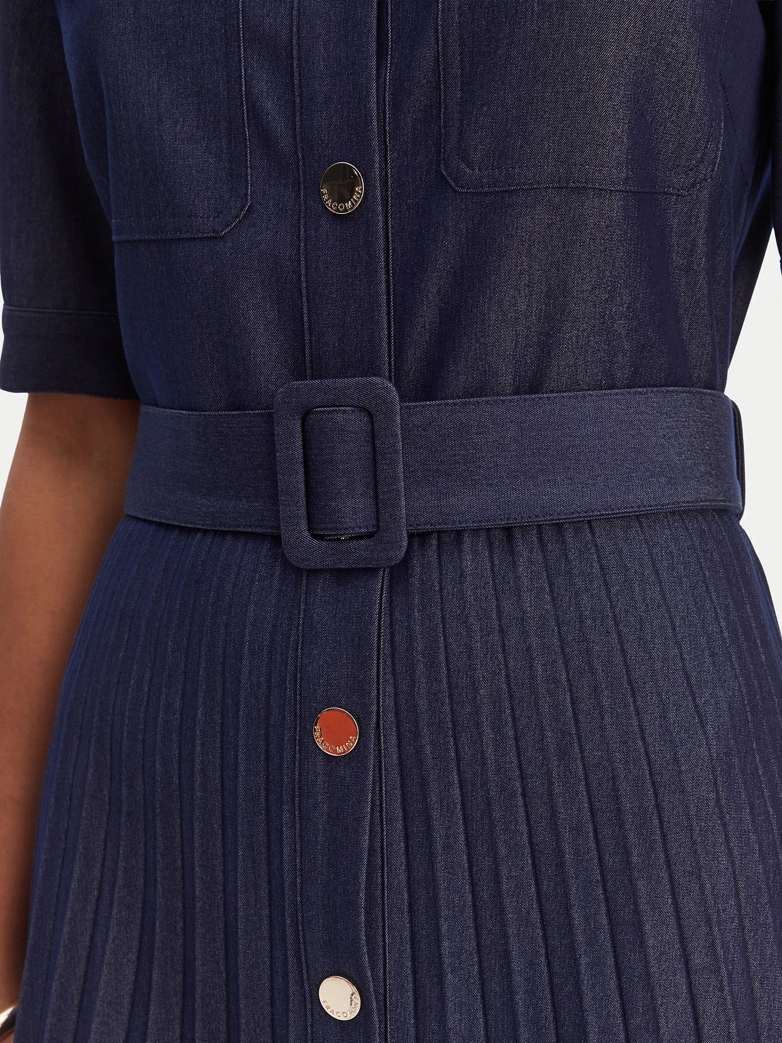 DENIM CHEMISIER Fracomina DARK BLUE