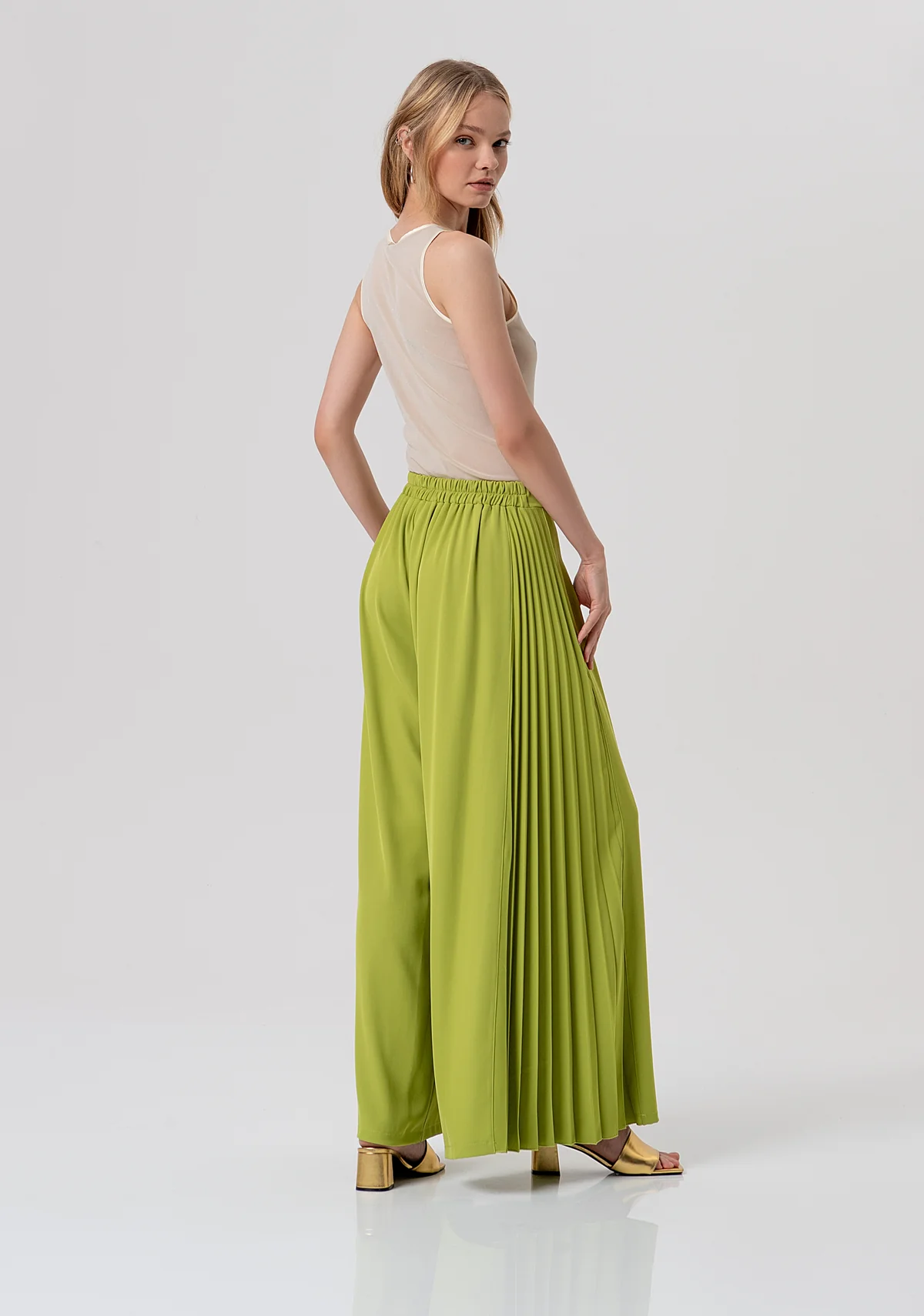 Pantalón Fracomina Flare Olive
