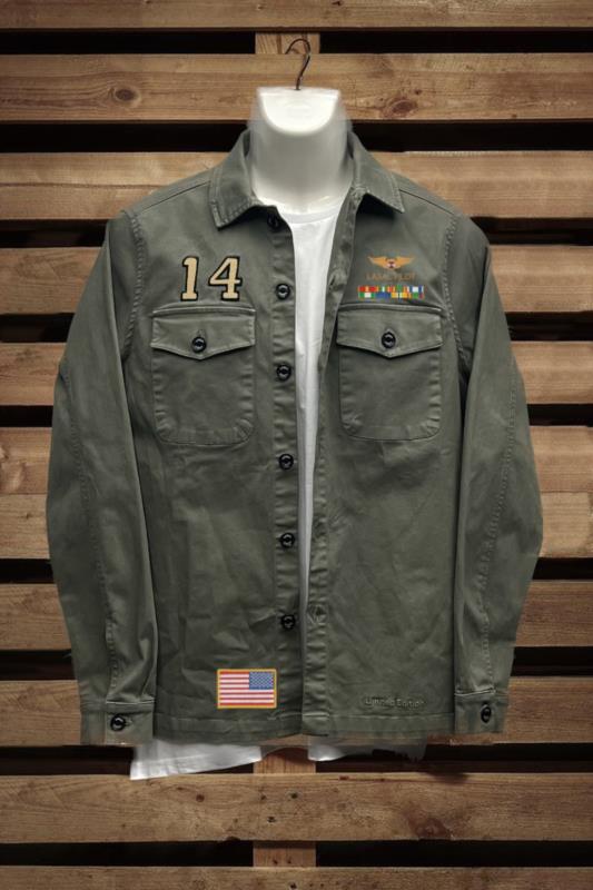 SOBRECAMISA DE HOMBRE LASAL SKULL CAMUFLAJE OSCURO
