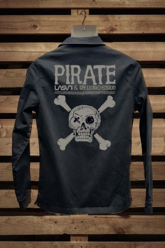 SOBRECAMISA DE HOMBRE LASAL SKULL KAKI