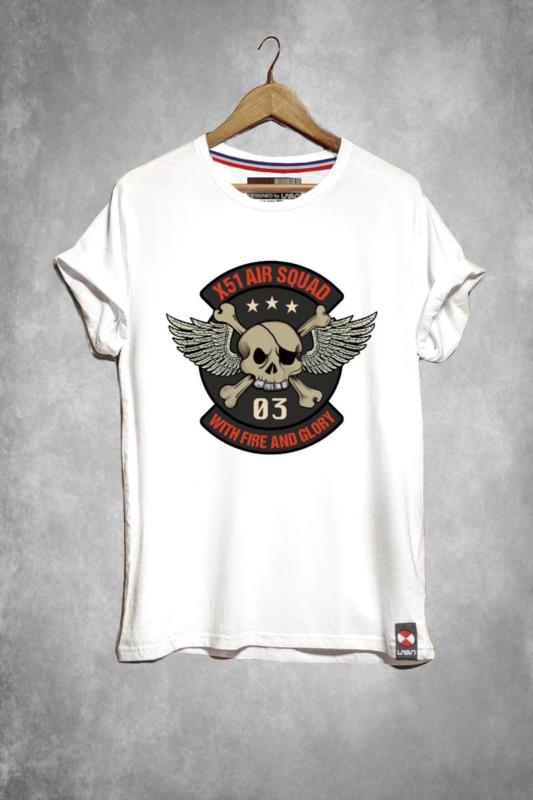 CAMISETA DE HOMBRE LASAL GLORY BLANCA