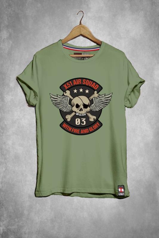 CAMISETA DE HOMBRE LASAL GLORY KAKI