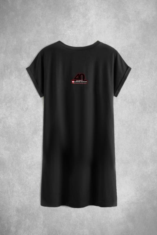 VESTIDO DE MUJER LASAL GLORY MIDI NEGRO