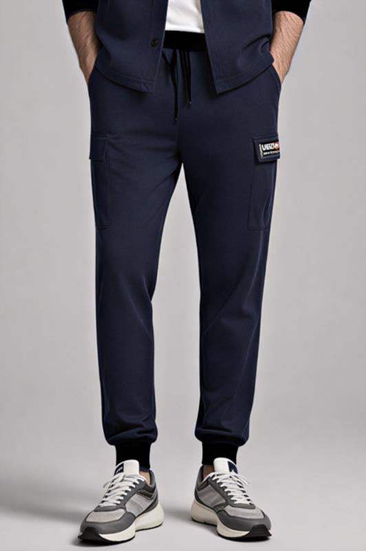 Pantalón jogger cargo de hombre Lasal CHIC azul marino
