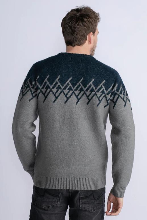JERSEY PARA HOMBRE PETROL PRINTED PULLOVER PLATTEVILLE