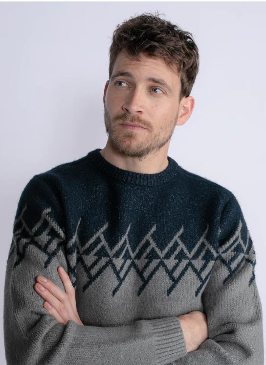 JERSEY PARA HOMBRE PETROL PRINTED PULLOVER PLATTEVILLE