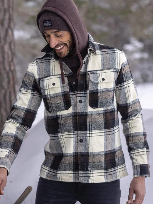 CAMISA PARA HOMBRE PETROL CHECKED SHIRT STREATOR