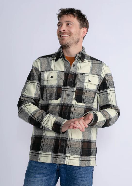 CAMISA PARA HOMBRE PETROL CHECKED SHIRT STREATOR