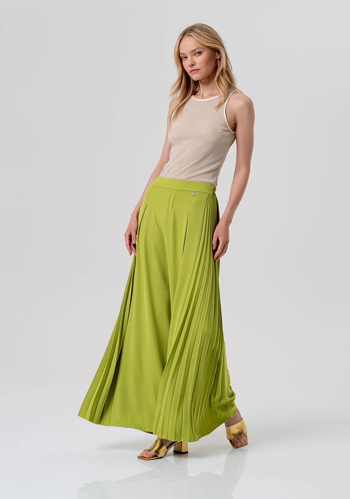Pantalón Fracomina Flare Olive