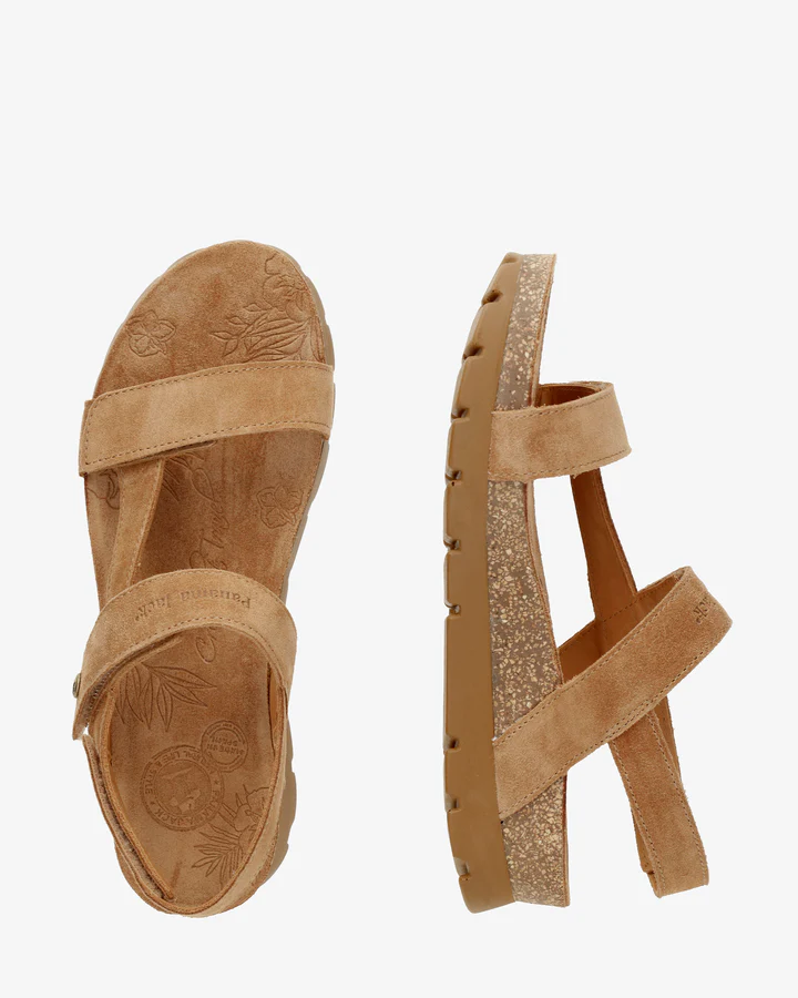 SANDALIA PARA MUJER PANAMA JACK SELMA B10  CUERO