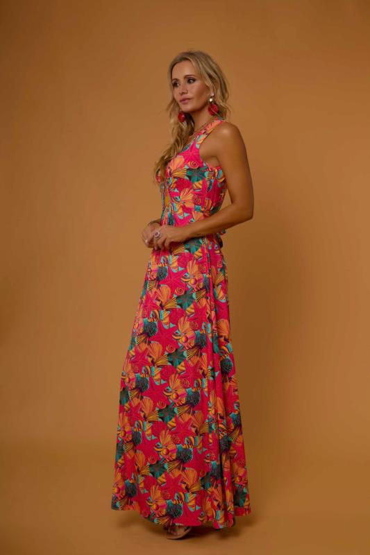 VESTIDO LESSING CAMALEÓNICA