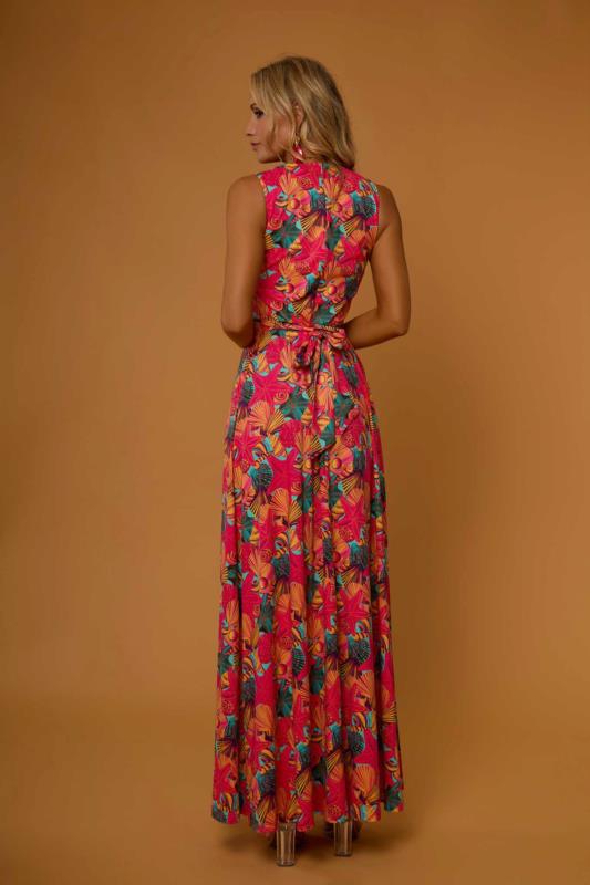 VESTIDO LESSING CAMALEÓNICA