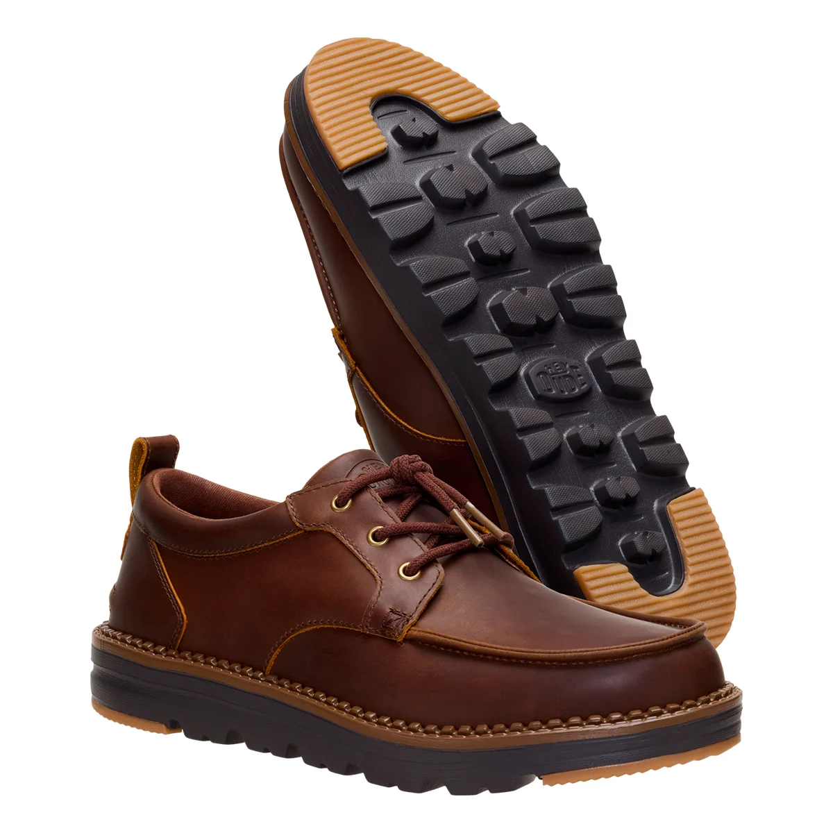 ZAPATO HOMBRE HEY DUDE  FLINT MOC LEATHER PARTRIDGE/MULTI