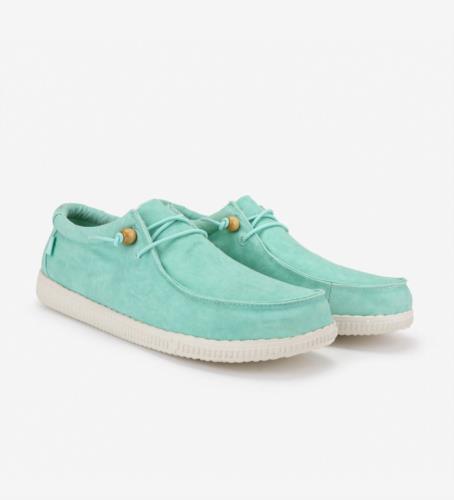 WALK IN PITAS WALLABI WASHED CANVAS LAVAD VERDE CLARO