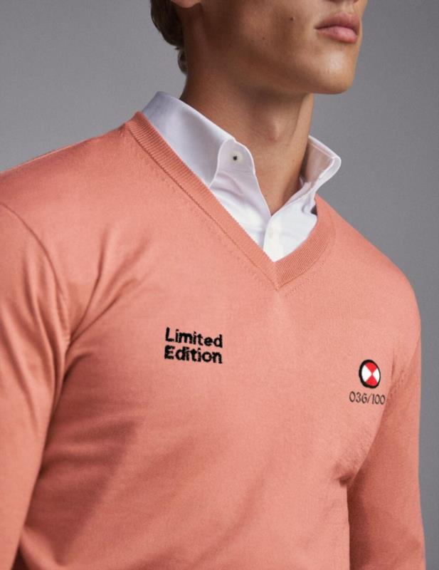 JERSEY DE PUNTO PARA HOMBRE LASAL POSH ROSA