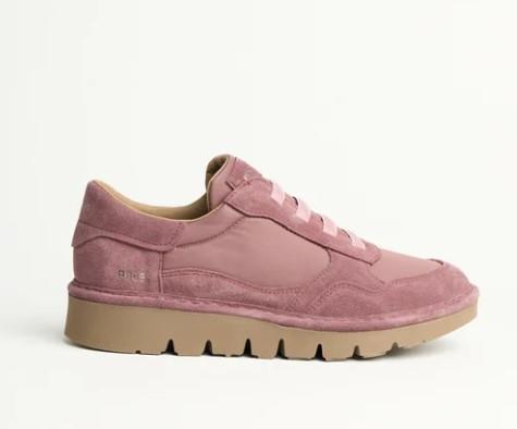 SLIP-ON MUJER P005 WAVE EN ANTE Y NAILON BROWNROSE