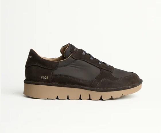 ZAPATO ABOTINADO HOMBRE P005 WAVE COFFEE