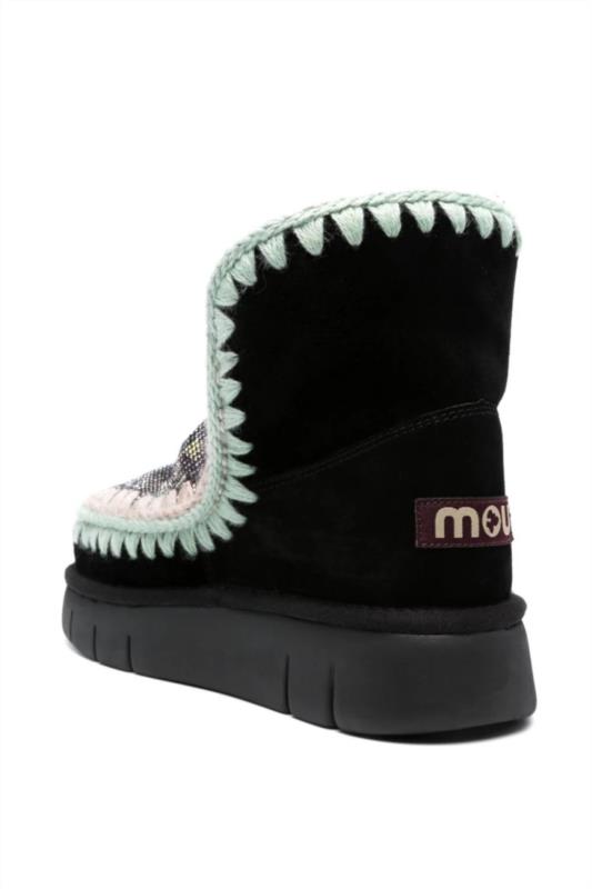 BOTA PARA MUJER MOU ESKIMO BOUNCE HOTFIX SNAKE BLACK