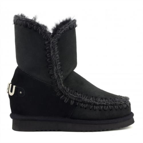 BOTA PARA MUJER MOU ESKIMO INNER WEDGE SHORT METALLIC LOGO