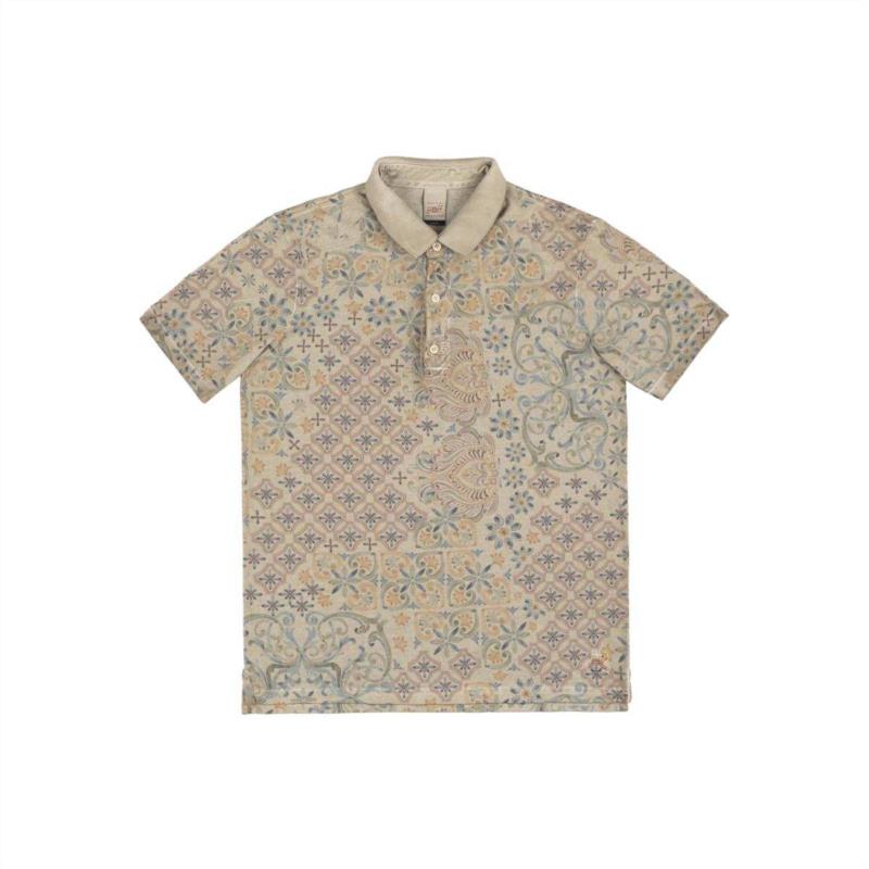 POLO BOB PIQUET STAMPA ALL OVER YUTA